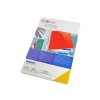 Abbildung von GBC Kartondeckel A4 250g/qm HiGloss rot VE=100 Blatt