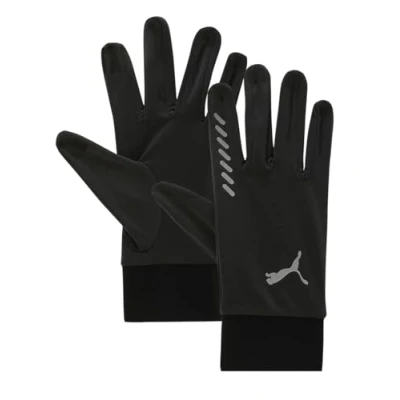 Abbildung von RUN Puma Winterhandschuhe Mit Plain Black Größe: S