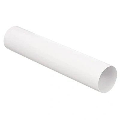 Abbildung von Lüftungsrohr Ø 125 mm Länge 0,5 m aus ABS Kunststoff Rundrohr Rundkanal Abluft Rohr Abluftkanal Dunstabzug Kanal 12,5 cm und 50 lang Rundrohrsystem
