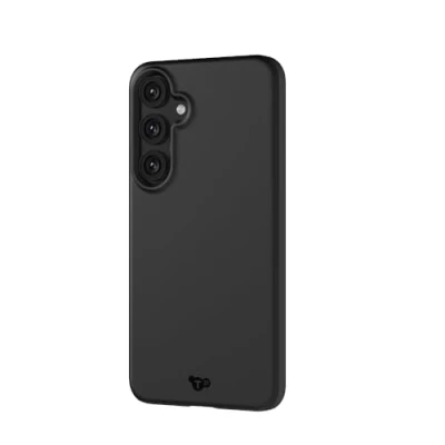 Abbildung von tech21 Evo Lite Hülle für Samsung Galaxy S24+, Schwarz, Einfache Telefonhülle, TPU und Biologisch abbaubar, Fallschutz: 3m