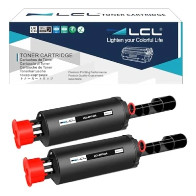 Abbildung von LCL Kompatibel Toner Nachfüllkit 143A W1143A (2Schwarz) Ersatz für HP Neverstop Laser MFP 1201n 1202w 1202nw 1001nw