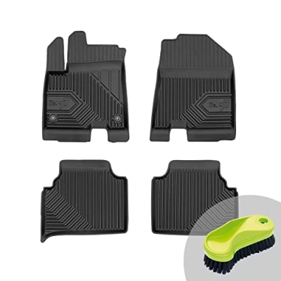 Abbildung von FROGUM No.77 Gummimatten Ganzjahresset von Auto Fußmatten Autofussmatten für Kia NIRO EV I 2018 2022 Langlebiges TPE Material