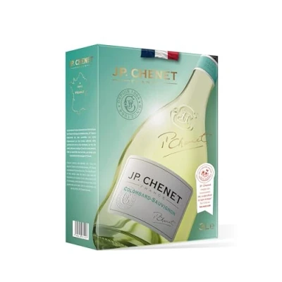 Abbildung von J.P. Chenet Original Colombard Sauvignon Weißwein aus Gascogne, Frankreich Großpackungen Wein Bag in Box 3l (1 x 3 L)