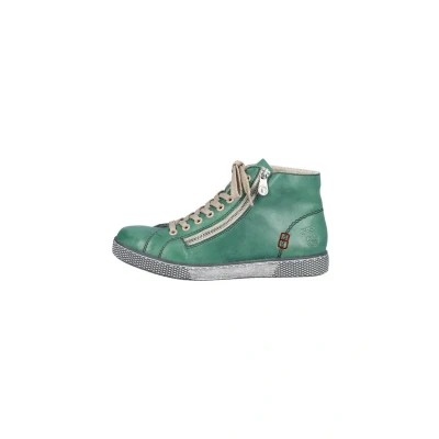 Abbildung von Rieker Sneaker high, Damen, Größe: 40, Smaragdgrün Schuhe