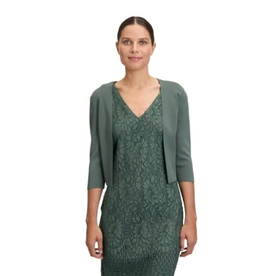 Abbildung von Vera Mont Bolero Strickjacke, Damen, Größe: Large, Schilf