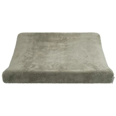 Abbildung von Baby&#039;s Only Wickelauflagenbezug Cozy für alle Standard Wickelauflagen Aus Teddy Stoff Bezug Wickelauflage Jungen und Mädchen 45x70 cm Urban Green
