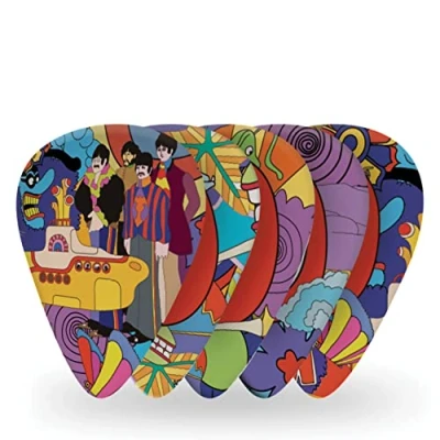 Abbildung von D&#039;Addario Beatles Gitarrenplektren The zum Sammeln Yellow Submarine Medium