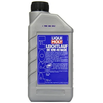 Abbildung von LIQUI MOLY Profi Leichtlauf 10W 40 Basic 1 L Synthesetechnologie Motoröl Art. Nr.: 1349, farblos
