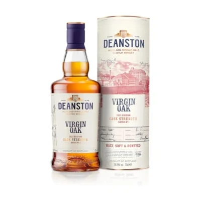 Abbildung von Deanston VIRGIN OAK Highland Single Malt Cask Strength Batch No. 1 Edition 2023 58,5% Vol. 0,7l in Geschenkbox