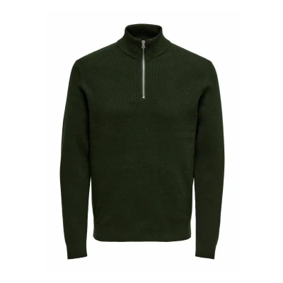 Abbildung von ONLY &amp; SONS Herren Stehkragen Pullover ONSPHIL Regular Fit XS S M L XL XXL, Größe:XL, Farbe:Rosin 22023210