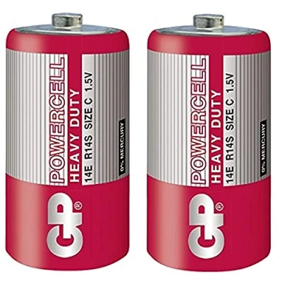 Abbildung von GP 14ER S2 Powercell Zn C C/R14 (1.5V, 2er Pack)