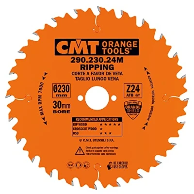 Abbildung von CMT Orange Tools 290.230.24 M Kreissägeblatt 230 x 2,8 30 Z 24 ATB 20 Grad