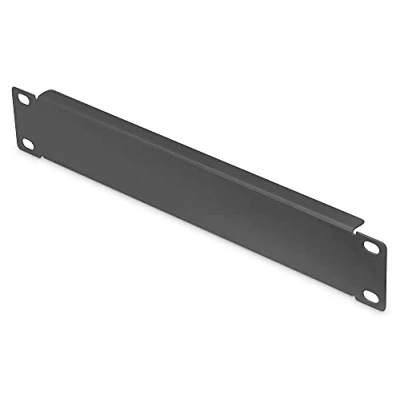 Abbildung von DIGITUS Blindabdeckung 10 Zoll (254 mm) 1HE Blende für Netzwerkschränke Blind Panel Stahlblech Schwarz