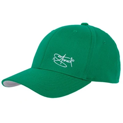 Abbildung von 2Stoned Flexfit Baseball Cap Classic Pepper Green mit Stick Größe S/M (56 cm 58 cm) für Damen, Herren und Jugendliche