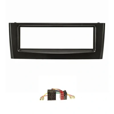 Abbildung von tomzz Audio 2414 030 Radioblende Set kompatibel mit FIAT Grande Punto Typ 199 Bj.2005 2009 schwarz Radioadapter ISO