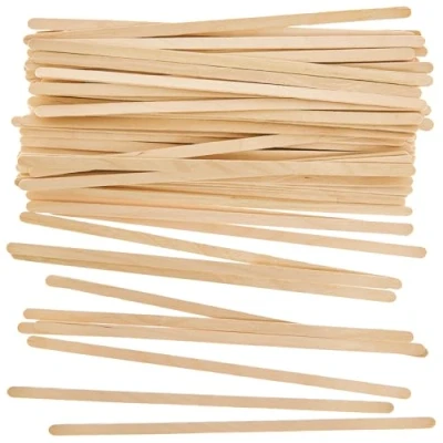 Abbildung von Baker Ross FN235 Slimline Bastelstäbchen aus Holz Packung mit 200 Lutscherstäbchen zum Basteln, Mehrzweck Eiszapfenstäbchen