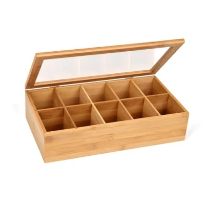 Abbildung von GRÄWE Teebox aus Bambus 10 Fächer,