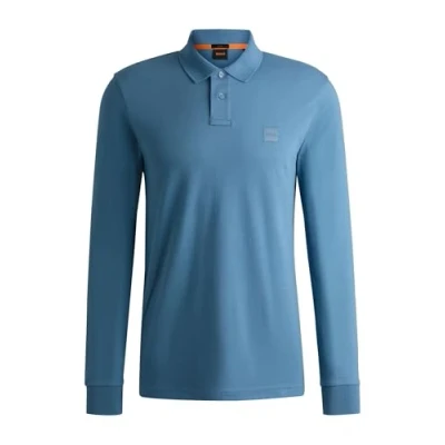 Abbildung von BOSS Passerby Poloshirt, Herren, Größe: Small, Open blue