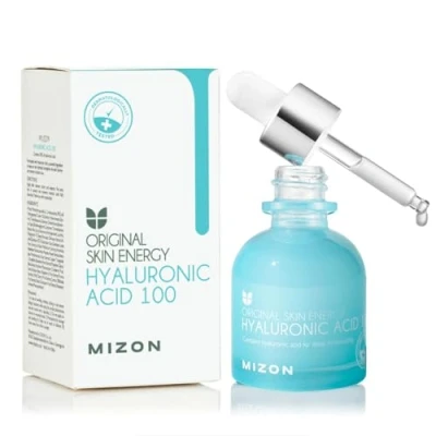 Abbildung von [MIZON] HYALURONIC ACID 100 (30ml) Koreanische Hautpflege Tiefenhydration und Anti Aging Pflege für empfindliche Haut Intensives Hyaluronsäureserum mit Adenosin &amp; Birkenwasser