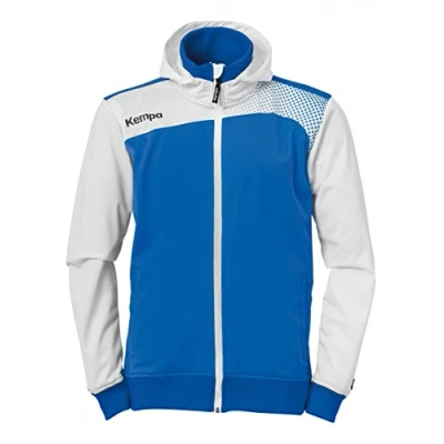 Abbildung von Kempa Herren Emotion Kapuzenjacke Jacke, azurblau/Weiß, XXS