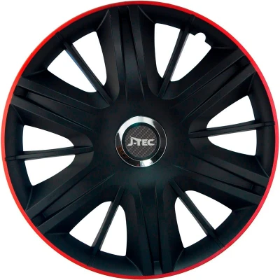 Abbildung von J TEC Maximus GTR J16577 Radblenden 16Zoll schwarz/rot, chrom