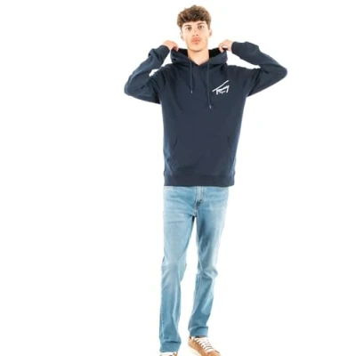 Abbildung von Tommy Jeans Entry Graphic Hoodie Unisex Sweatshirt, Größe: XS, Dark night navy
