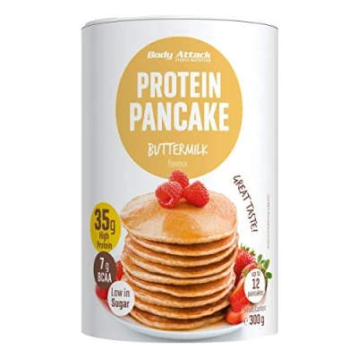 Abbildung von Body Attack Protein Pancake, 300 g Dose, Buttermilk