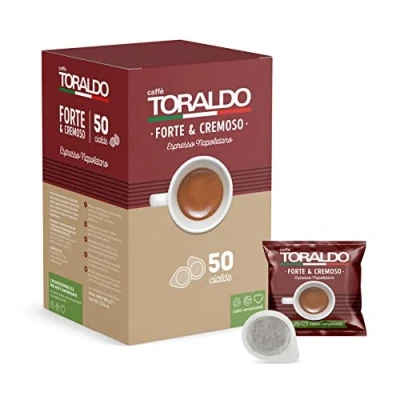 Abbildung von CAFFÈ TORALDO MISCELA FORTE &amp; CREMOSO Box 50 PADS ESE44 7.2g