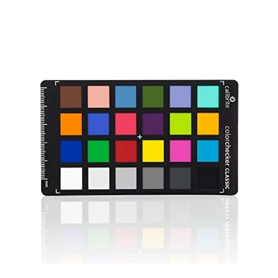 Abbildung von Calibrite ColorChecker Classic Mini: Farbkarte für die Foto und Videobearbeitung, 6,35 x 10,9 cm, CCC MINI, Mehrfarbige Farbfelder