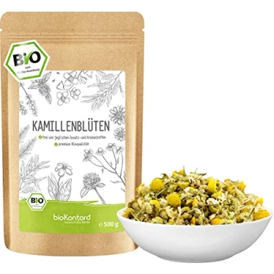 Abbildung von Kamillentee BIO Kamillenblüten getrocknet, ganz und lose aus kontrolliert biologischem Anbau von bioKontor (500 g)
