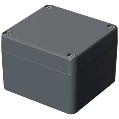 Abbildung von Bopla EUROMAS A 105 01105000 Universal Gehaeuse 75 x 80 57 Aluminium Silber Grau (RAL 7001) 1St.