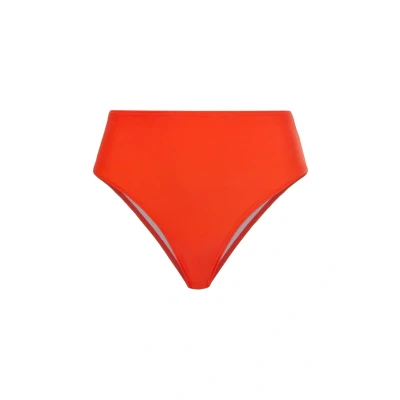 Abbildung von Lascana LSCN Highleg Bikinihose, Damen, Größe: 34, Orangerot