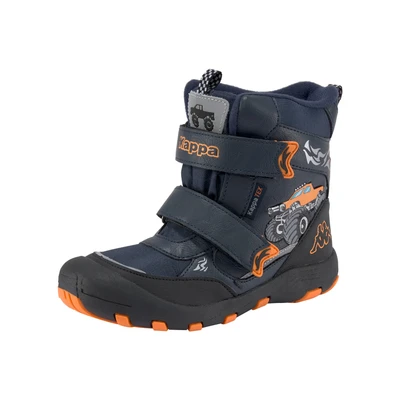 Abbildung von Kappa BIG Wheel TEX Snowboot/Winterstiefel für Kinder, Größe: 25, Navy/orange Schuhe