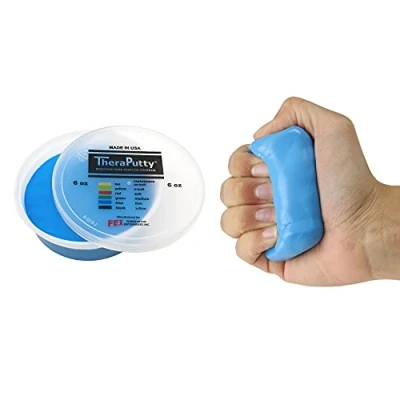 Abbildung von CanDo Theraputty Knetmasse, 170 g, Blau (hart)
