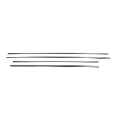 Abbildung von OMAC Fensterleisten Zierleisten kompatibel mit BMW 1er F20 2011 2019 Edelstahl Chrom 4tlg