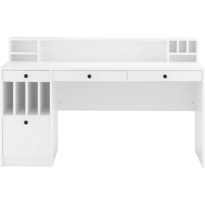 Abbildung von Home affaire Schreibtisch &quot;Licia&quot;, große Arbeitsplatte, viel Stauraum, 158 cm breit