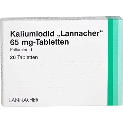 Abbildung von Kaliumiodid Lannacher 65 mg Tabletten 20 St