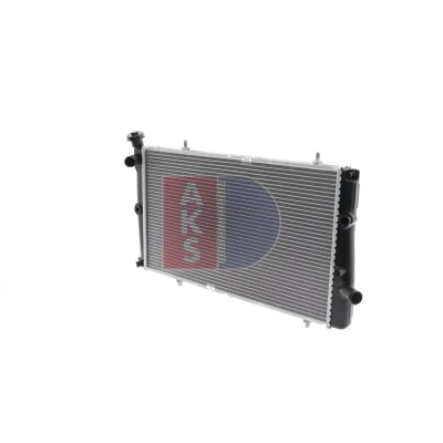 Abbildung von AKS DASIS 160180N Kühler, Motorkühlung Aluminium 610 359 32 Kühlrippen mechanisch gefügt PEUGEOT: 309 I Schrägheck, II LADA: Niva