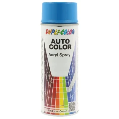 Abbildung von DUPLI COLOR 538834 Fahrzeug Kombinationslack 400 Spraydose schwarz RAL ACRYL 9010 reinweiß matt ml