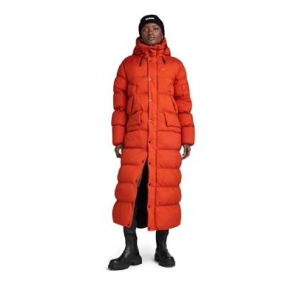 Abbildung von G STAR RAW Damen Whistler Long Puffer wmn, Orange (rooibos tea D23537 D199 G052), L