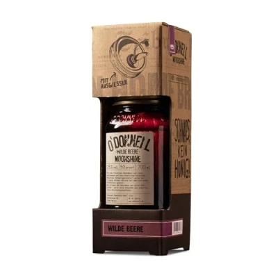 Abbildung von O&#039;Donnell Moonshine Kombiset Wilde Beere Likör (700ml + Ausgießer) Handwerklich hergestellte Spirituosen aus Berlin Premium Schnaps nach Amerikanischer Tradition 25% Vol. Alkohol