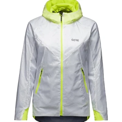 Abbildung von Gore Wear Trainingsjacke Weiss / gelb, Damen, Größe: 40, gelb