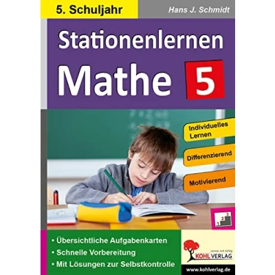 Abbildung von Stationenlernen Mathe / Klasse 5: Komplett ausgearbeitetes Freiarbeitsmaterial im 5. Schuljahr