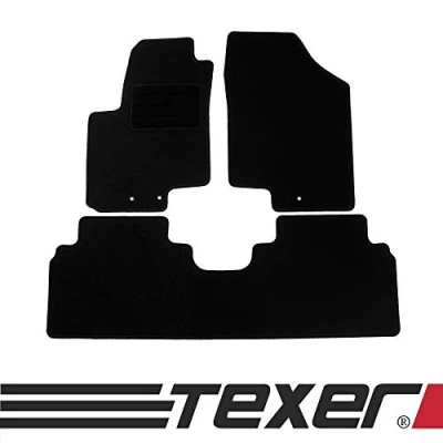 Abbildung von Car Mat Co TEXER Textil Fußmatten Passend für Hyundai ix20 JC Bj. 2010 Basic