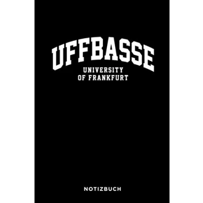 Abbildung von Uffbasse University of Frankfurt Notizbuch: Journal, Tagebuch und Notizbuch gepunktet 120 Seiten