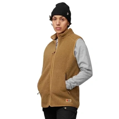 Abbildung von Fjallraven 86994 232 Vardag Pile Fleece vest W Sports Damen Buckwheat Brown Größe XL