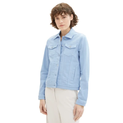 Abbildung von TOM Tailor Jeansjacke, Damen, Größe: Medium, Light fjord blue