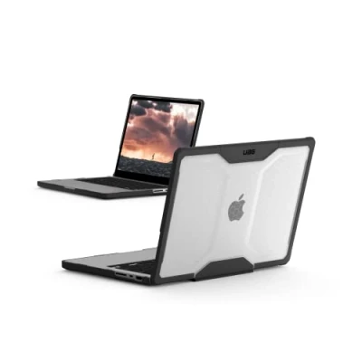 Abbildung von URBAN ARMOR GEAR Plyo Case für das Apple MacBook Pro 14&quot; (M1 / Pro/Max 2021, M2 2022, M3 2023) Hülle [Schutzhülle nach US Militärstandard] Ice (transparent)