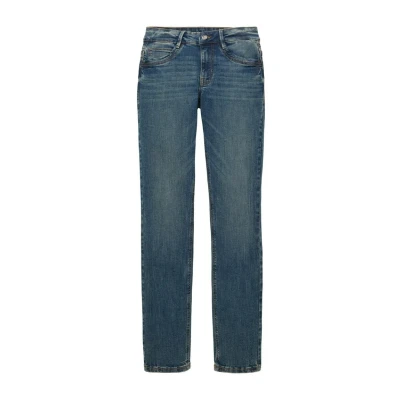 Abbildung von TOM Tailor Alexa Jeans Straight Leg, Damen, Größe: 29x32, Mid stone wash denim