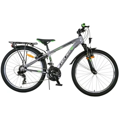 Abbildung von Volare Kinderfahrrad Cross Jungen 26 oder 24 Zoll bis 115kg 18 Gänge 8 12 Jahre, 85% zusammengebaut, 2 Handbremsen
